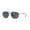 Black - Frame | Blue - Lens, variant on RB3707 RB3707 Square-Round Shape Sunglasses Black - Frame | Blue - Lens 57mm