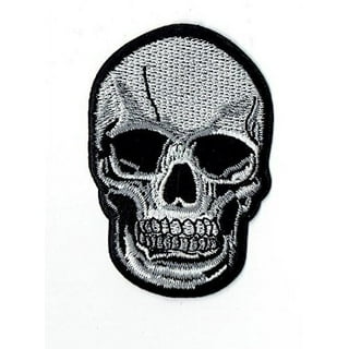 Born Pretty Embroidered Patches For Clothing Band Patches Skull Diy Punk  And Cartoon Anime Clothes Patches Sewing Clothes Hooks,copper