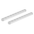 thumbnail image 3 of Pair of Aluminum Flat Channel Beam 10 Holes Accessory for Robot 4x8x80mm 3102-0010-0080, 3 of 4