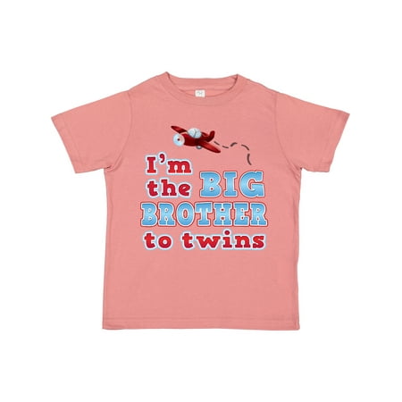 

Inktastic I m the Big Brother to Twins. Gift Toddler Boy Girl T-Shirt