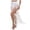 Z-White367, variant on JIAYUE Womens Swimwear Cover-Ups Solid Color Mid-Calf Summer Side Slit Lace Up Beach Mesh Lightweight Cozy Tassel Hollow Out Beach Swimsuit Cover Up Skirt