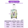 thumbnail image 5 of Bulldog Hello Spring Time Flower Floral Nature Travel Luggage Cover Dog Lover Gifts Idea Suitcase Dust Protective Decor - 02031, 5 of 5