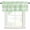 Green, White, Sage, variant on Valances for Windows, Blue Ombre Light Filtering Window Treatment Valances for Living Room/Bedroom/Bathroom Windows, Modern Gradient Abstract Art 42"x 18" Rod Pocket Kitchen Curtains