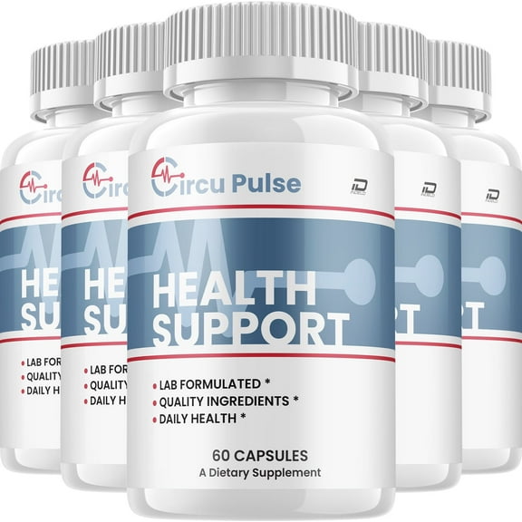 CircuPulse Capsules – CircuPulse Natural Blend Glycogen Support, 5 Pack, 300 Capsules