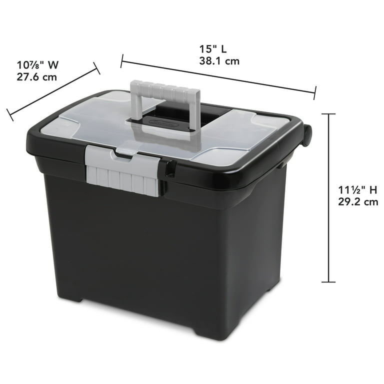 Metal Container with Handle - Flat Black - Craft Warehouse
