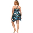 thumbnail image 4 of Zenbeiele Women's Plus Size Tankini Boyshorts Swimsuit Flowy Swimdress Tummy Control 2-Piece Bathing Suit, 4 of 9