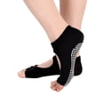 thumbnail image 1 of Calcetines de pilates, calcetines de yoga con agarres para mujeres, calcetines de yoga sin dedos antideslizantes, calcetines deportivos atléticos sin espalda, 1 of 5