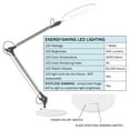 thumbnail image 2 of Lavish Home Adjustable Swing Arm LED Desk Lamp for Home Office (White), 2 of 8