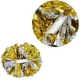thumbnail image 4 of Pompones aeróbicos para animadoras Pompones para fiestas de baile Competición deportiva escolar (oro + plata), 4 of 9