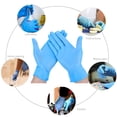 thumbnail image 2 of Guantes desechables de nitrilo Sin polvo Guantes médicos sin látex Guantes protectores par Carevas Guantes, 2 of 7