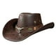 thumbnail image 3 of Sombrero de vaquero occidental, sombrero para el sol para acampar, puesta en escena, senderismo, accesorios para disfraces Café cabeza de toro, 3 of 8