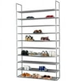 thumbnail image 5 of 10 Tier 50 Pair Shoe Rack Shelf Fabric Tier Space Saving Organizer Shelf Storage, 5 of 12