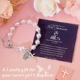 thumbnail image 2 of ANNECOSK First Holy Communion Gift for Girls (Youth), Catholic Rosary Cross Bracelet, 1st Communion Favor, Regalo Recuerdo de Primera Comunión Para Niñas, 2 of 9