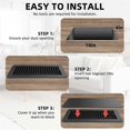 thumbnail image 1 of Floor Register 4x10In with Vent Cover, for Home Floor Wall for RV AC, 1 of 5