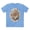 Carolina Blue, variant on Floral Graphic T-Shirt Unisex 100 Cotton Art Design with Antique Flowers Tee 25