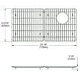 thumbnail image 2 of Elkay Stainless Steel 28-1/4" X 14-5/16" X 1-1/4" Bottom Grid Sink Mats, 2 of 2