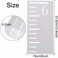 thumbnail image 4 of 2Sets 7 Feet Growth Chart Stencil Plane Template Reusable Height Growth Ruler Chart Painting, 4 of 7
