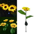 thumbnail image 1 of LED Outdoor Solar Lights Sumflower Solar Garden Yard Lamp 2 PC, 1 of 9