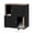 Black, variant on Panapinka Modern Wooden End Table & Pet House, Double Cat Litter Box Enclosure with Built-in Scraping Posts & Hidden Compartments, Large Enclosed Indoor Design for Two Cats