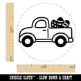 thumbnail image 2 of Cute Truck with Easter Eggs Self-Inking Rubber Stamp Ink Stamper - Red Ink - Large 1-1/2 Inch, 2 of 7