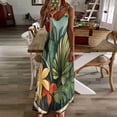 thumbnail image 3 of WISHTIME Women Sleeveless Dresses Botanical Summer Spaghetti Strap Maxi Casual Flowy Beach Long Dress USA, 3 of 9