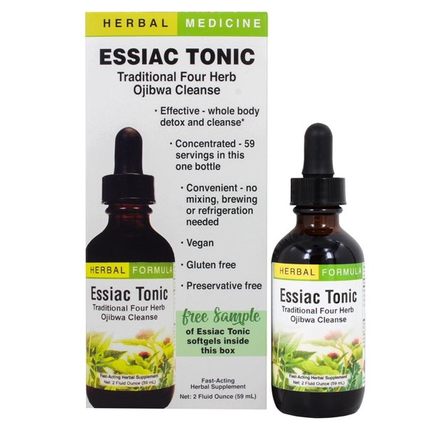 Herbs Etc Essiac Tonic Traditional Four Herb Ojibwa Cleanse 2 fl