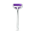 thumbnail image 3 of ANGARA Natural 2.7 Ct. Amethyst Fashion Ring in Sterling Silver for Women (Ring Size: 12), 3 of 9