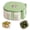 Green, variant on 16cm Colander Fruit Container with Lid and Fork, Dual Layer Snack Storage for Berries Cherry, Portable Leakproof