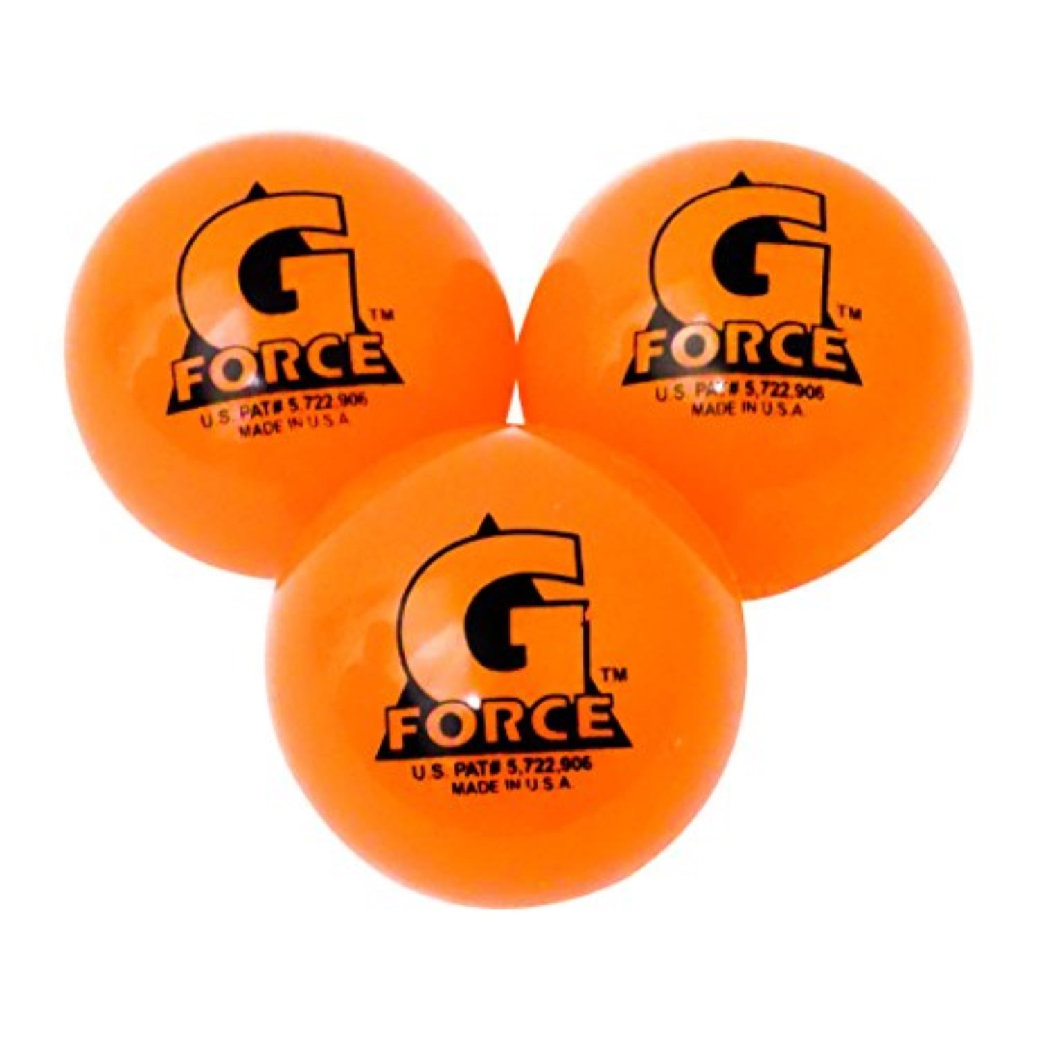 mylec warm weather liquid filled gforce hockey balls, (pack of 3