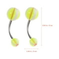 thumbnail image 4 of LOVEVER 1 Set Body Jewelry Piercing Kit Eyebrow Navel Tongue Lip Bar Nose Rings Decors, 4 of 7
