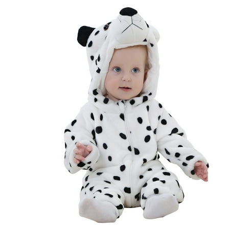 

Knosfe Toddler Winter Hooded Long Sleeve Warm Cartoon Romper