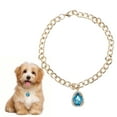 thumbnail image 1 of Supplies Pet Rhinestones Necklaces Adjustable Vibrant Colors Elegant Dog Pendant Collar For Small To Medium Dogs And Cats, 1 of 8