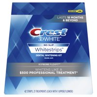 Crest 3D White Whitestrips Supreme FlexFit Teeth Whitening Kit, 21 Treatments