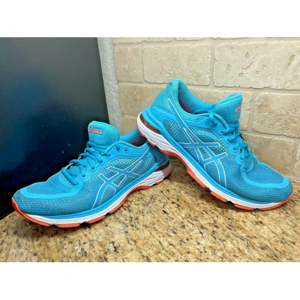 Women's ASICS GEL-PURSUE Aquarium Running Shoes size US 9.5 T859N AQUA