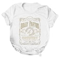 thumbnail image 4 of Vintage Dolly Shirt Parton Memorial T-Shirt Women's Casual T Shirts Country Music Shirt Tops Nashville Western Shirt Fashion Graphic Tees,M, 4 of 6
