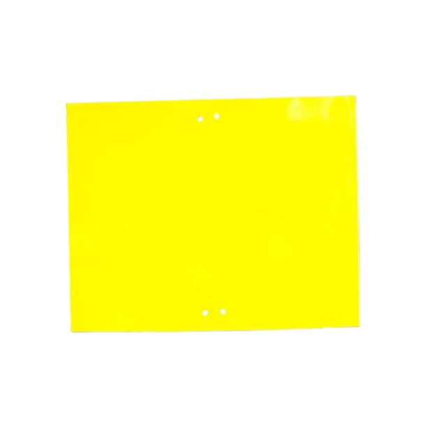 Inteprter Tablero de pegamento para Control de insectos de doble cara, 2 piezas, trampa para interiores, hoja adhesiva para atrapar hojas Jardín y Patio Amarillo 20*25cm