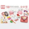 yotyukeb Toddler Toys Play Kitchens Cooking Baking Toys Kids Kitchen Toy Cookware With Play Food Toy Set Kitchen Play Accessories Little Tikes