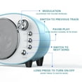 thumbnail image 2 of Usloyux Bluetooth Audio Machine Clearance, Bluetooth Wireless Speaker, Girl'S Heart, Cute Mini Audio, Portable Card, Mobile Phone, Computer, Gift, Subwoofer, Blue, 2 of 9