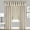 Taupe, variant on Complete 6 Pc. Plaid Gingham Country Chic Window Curtain Set -