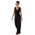 thumbnail image 2 of LASCANA Women's Tie Detail Jumpsuit Smocking, 2 of 6