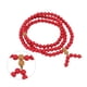 thumbnail image 4 of Pulsera De Cuentas Budistas, Pulsera De Cinabrio Natural Rojo, Superficie Lisa De 8 Mm Para Los Mejores Deseos ANGGREK Cinnabar Bangle, 4 of 8