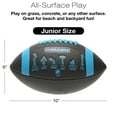 thumbnail image 6 of Huddle Hero Mini Football 2-Pack w/ Pump (Black/Green and Brown/White) (Black and Blue, Junior), 6 of 6