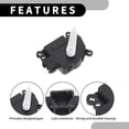 thumbnail image 3 of Actuador de control de puerta de mezcla de calefacción HVAC - para Ford para Mustang 2005-2009 Plástico Negro Blanco - 1 Pc, 3 of 6