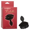 thumbnail image 1 of CalExotics Forbidden Rose Crystal Silicone Anal Plug, Small, 1 of 5
