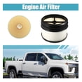 thumbnail image 2 of Applicable to Engine Air Filter For Chevrolet Silverado 2500 3500 Gmc, 2 of 7
