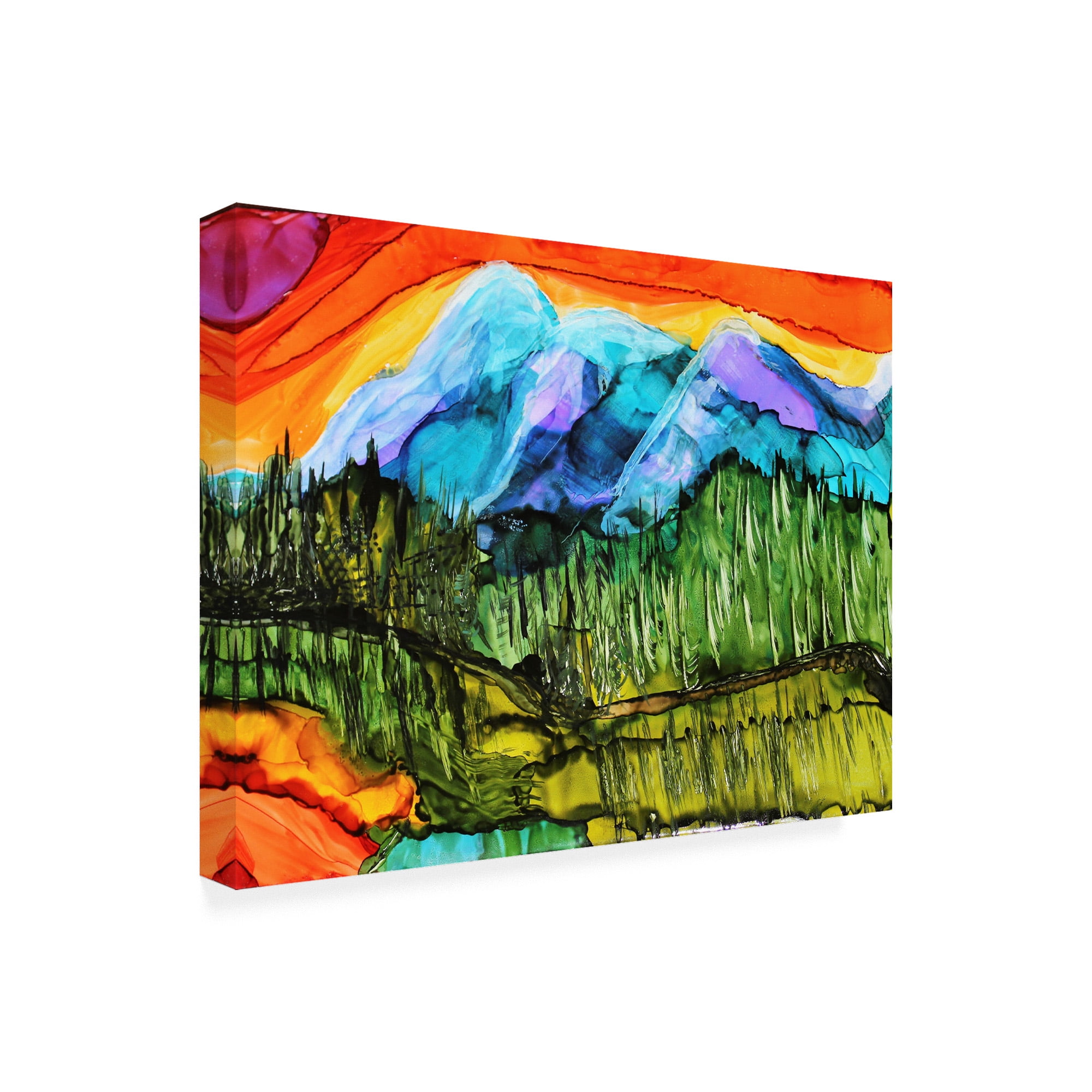 Trademark Fine Art 'Magic Mountain' Canvas Art by Michelle Mccullough