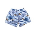 thumbnail image 4 of Inevnen Family Matching Swimsuit Father and Son Floral Print Beachwear Swimwear Sets Daddy and Me Swimming Trunks Pants, 4 of 5