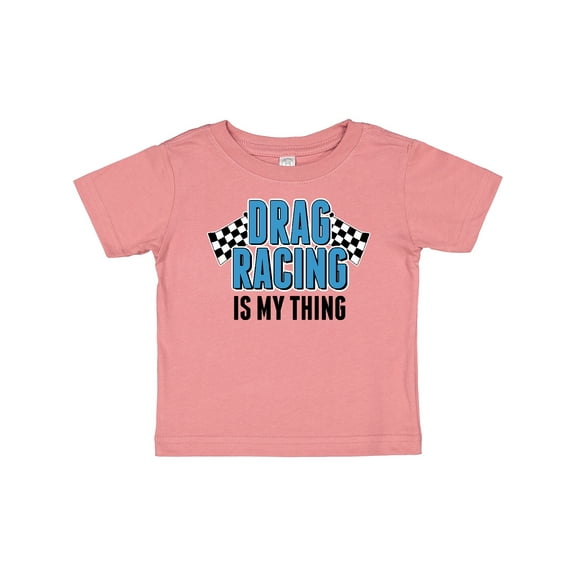 Inktastic Drag Racing is my thing with flags Boys or Girls Baby T-Shirt