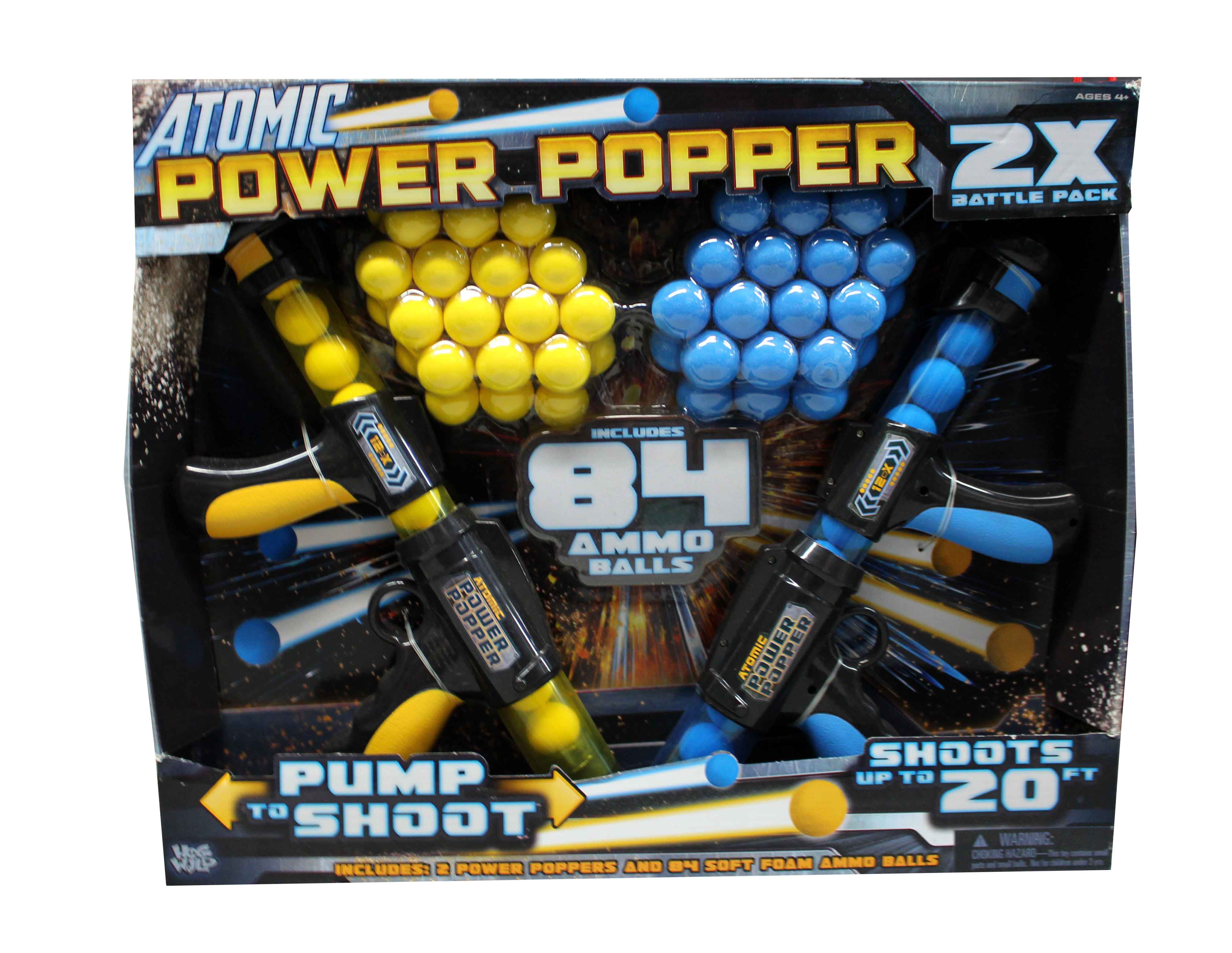 Hog Wild 2 X Atomic Power Popper Battle Pack With 84 Balls for sale online 