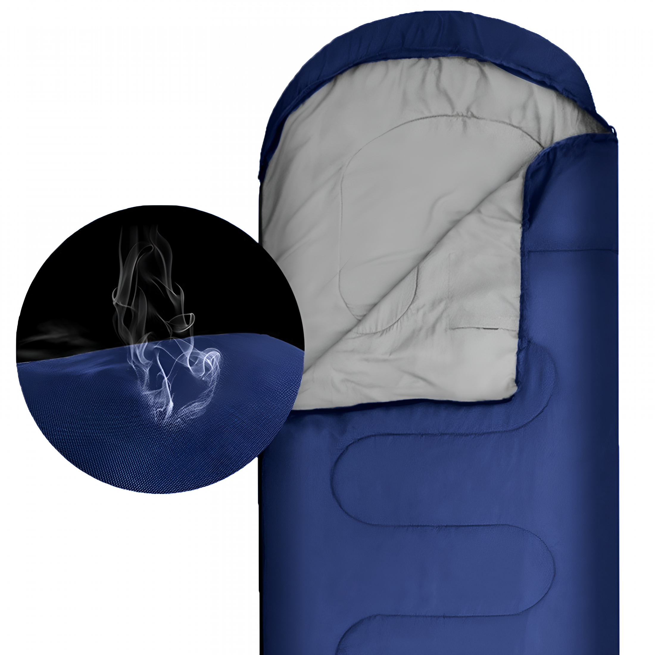 XIBUFE 2026 New Extra-Large Sleeping Bag for Adults, Men'S Camping Sleeping Bag, for Warm and Cool Weather, for Most Campers Up to 6 Feet Tall for Camping, Hiking, Backpacking